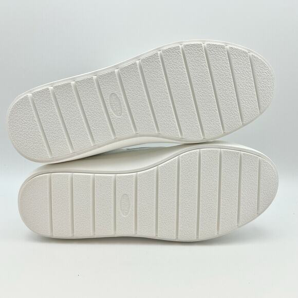 Dr. Scholls Womens Take it Easy Platform Sneaker Size 8.5 White Blue Leather NIB - Picture 12 of 13